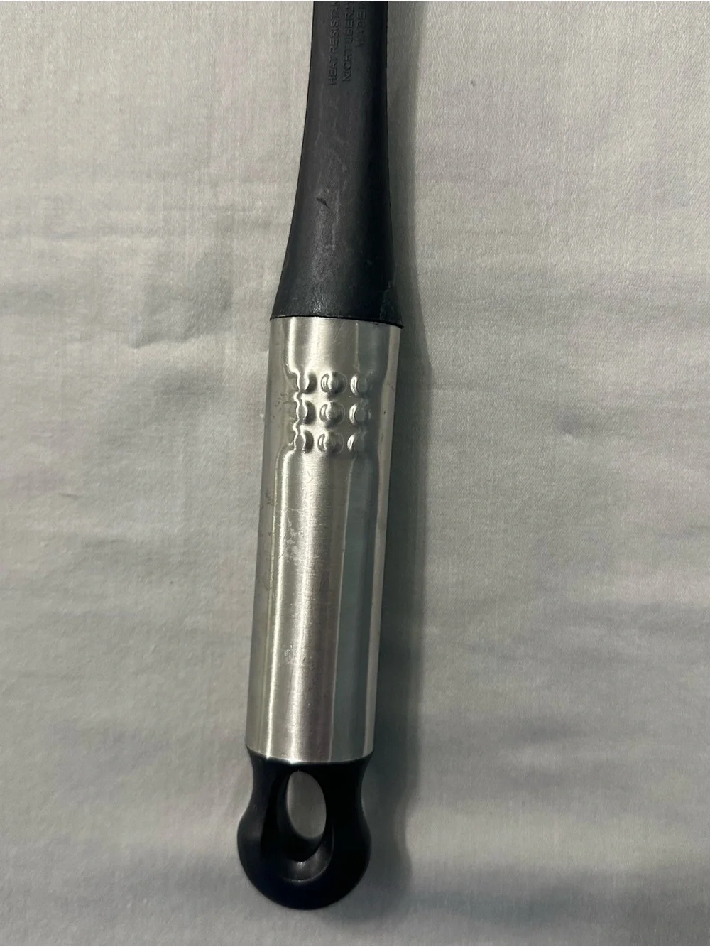 Lot 4 Black Nylon Kitchen Utensils Stainless Steel Handles German Market Good